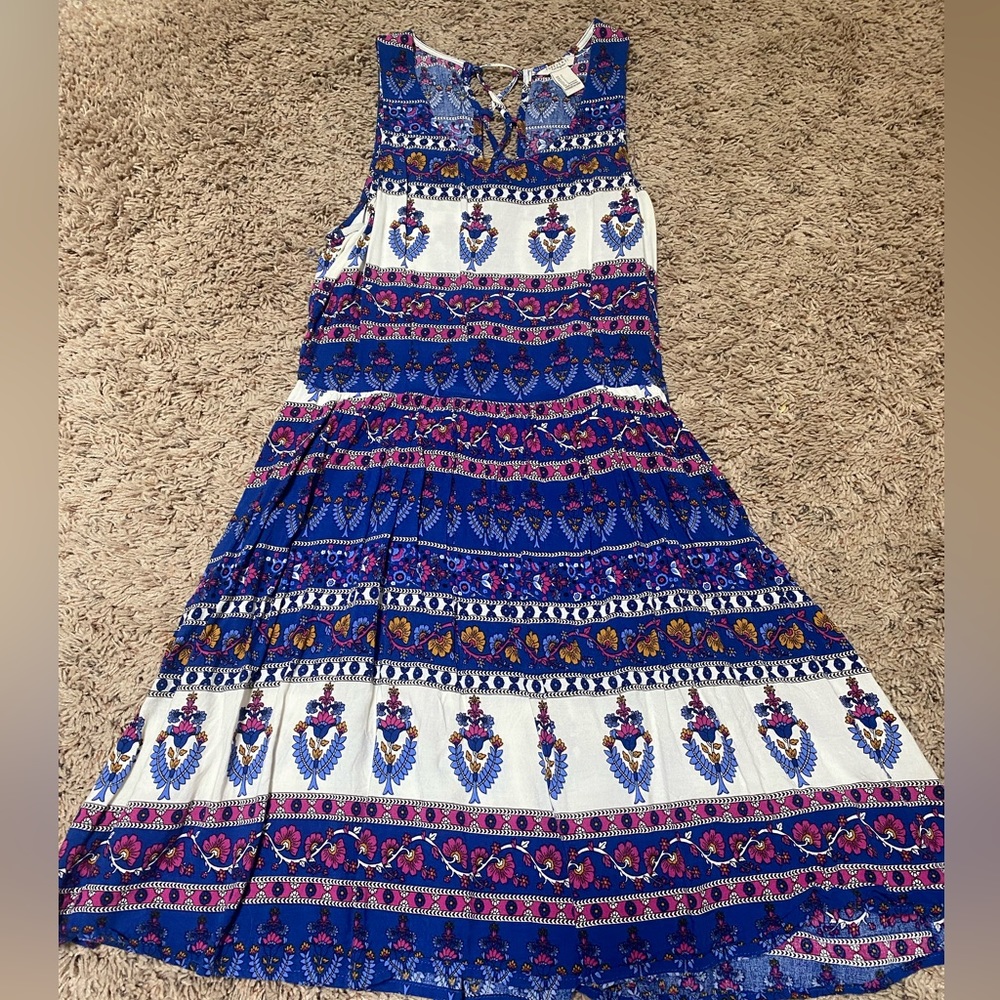✨Forever 21 Patterned Skater Dress✨